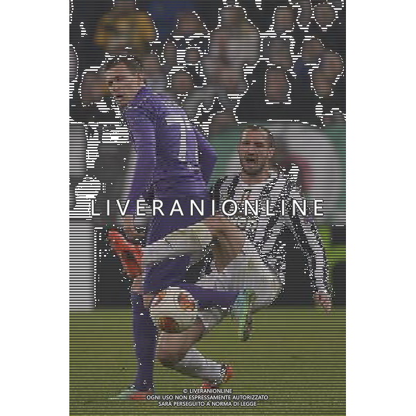 Juventus - Fiorentina Uefa Europa League - Ottavi di finale 13-03-2014 Federico Tardito/Agenzia Aldo Liverani Sas Nella foto Chiellini
