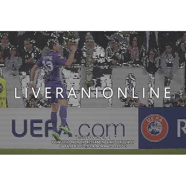 Juventus - Fiorentina Uefa Europa League - Ottavi di finale 13-03-2014 Federico Tardito/Agenzia Aldo Liverani Sas Nella foto Gomez esulta