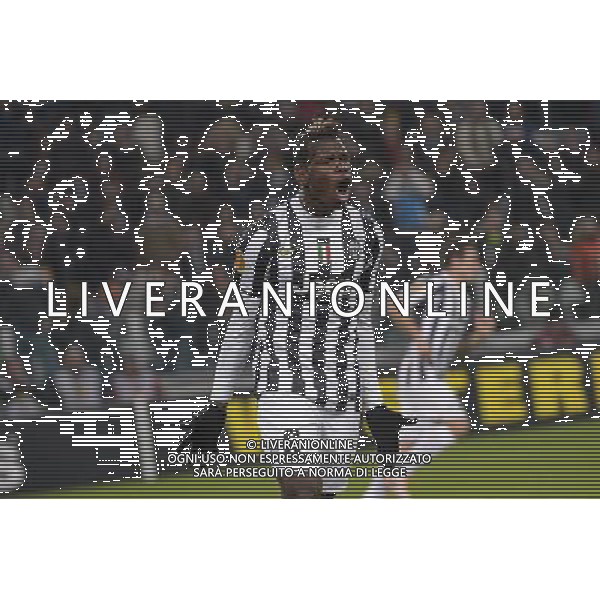 Juventus - Fiorentina Uefa Europa League - Ottavi di finale 13-03-2014 Federico Tardito/Agenzia Aldo Liverani Sas Nella foto Pogba delusione