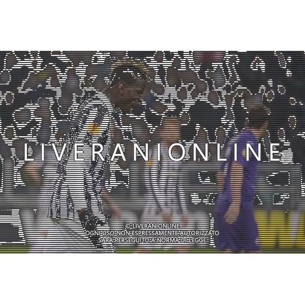Juventus - Fiorentina Uefa Europa League - Ottavi di finale 13-03-2014 Federico Tardito/Agenzia Aldo Liverani Sas Nella foto Pogba delusione