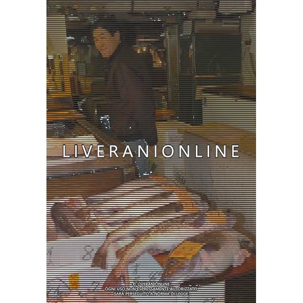 Tokio (Jappone) 2003/04 nella foto Mercato del pesce ph marco luzzani/ag aldo liverani s.a.s.