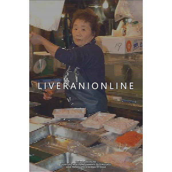 Tokio (Jappone) 2003/04 nella foto Mercato del pesce ph marco luzzani/ag aldo liverani s.a.s.