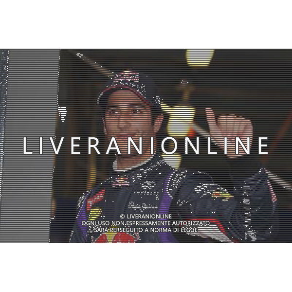 Daniel Ricciardo (AUS) Red Bull Racing celebrates his second position in parc ferme. 15.03.2014. Formula 1 World Championship, Rd 1, Australian Grand Prix, Albert Park, Melbourne, Australia, Qualifying Day. - www.xpbimages.com, EMail: requests@xpbimages.com - copy of publication required for printed pictures. Every used picture is fee-liable. © Copyright: Moy / XPB Images AG ALDO LIVERANI SAS ONLY ITALY