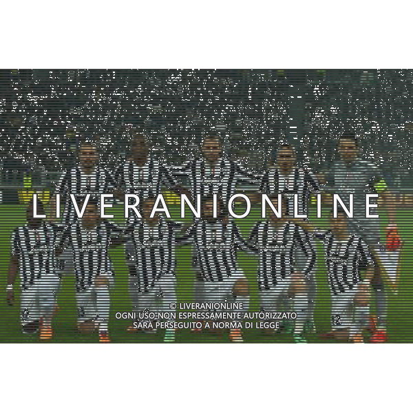 2014 © Matteo Bottanelli - Turin 13/03/14 - Football - Uefa Europa League - Round of 16 - Juventus Fiorentina - shown in the picture: Formazione Juventus AG ALDO LIVERANI SAS
