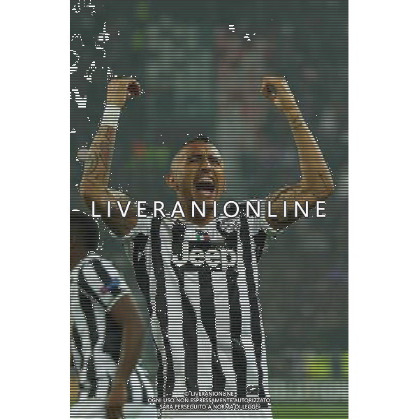 2014 © Matteo Bottanelli - Turin 13/03/14 - Football - Uefa Europa League - Round of 16 - Juventus Fiorentina - shown in the picture: esultanza goal Vidal AG ALDO LIVERANI SAS