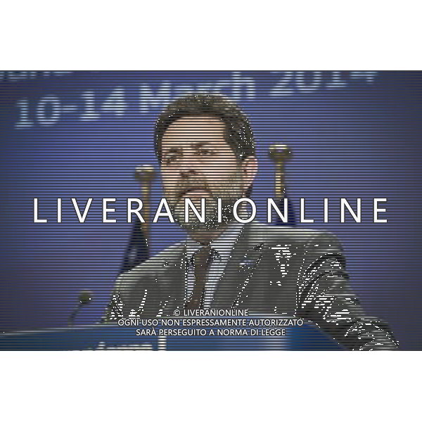 EU Chief Negotiator Ignacio Garcia Bercero holds press conference after the fourth round of EU-US trade talks, at the European Commission headquarters in Brussels, Belgium on 14.03.2014 The European Union and the USA are due to begin their fourth round of free trade negotiations for the Transatlantic Trade and Investment Partnership (TTIP), after US spying allegations threatened a breakdown in trust between the traditional allies. by Wiktor Dabkowski ©photoshot/AGENZIA ALDO LIVERANI SAS - ITALY ONLY - Conferenza stampa dei negoziati commerciali tra l\'Unione europea e gli Stati Uniti, presso la sede della Commissione europea a Bruxelles, in Belgio 14 marzo 2014