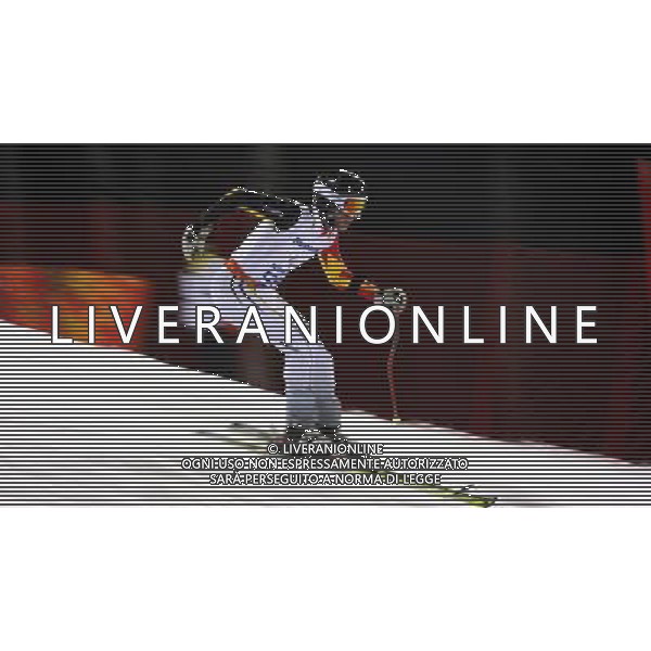 (140314) -- SOCHI, March 14, 2014 () -- Jasper Balcaen of Belgium competes during the alpine skiing men\'s slalom 2nd run - stading competition at the 2014 Paralympic Winter Games in Sochi, Russia on March 13, 2014. (/Dai Tianfang) (hy) ©PHOTOSHOT/AGENZIA ALDO LIVERANI SAS - ITALY ONLY - OLIMPIADI - Giochi invernali Paralimpici di Sochi, Russia 13 marzo 2014
