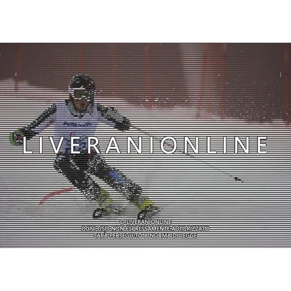 (140314) -- SOCHI, March 14, 2014 () -- Alexey Bugaev of Russia competes during the alpine skiing men\'s slalom 2nd run - stading competition at the 2014 Paralympic Winter Games in Sochi, Russia on March 13, 2014. Bugaev won the gold with a time of 1 minute 38.97 seconds. (/Dai Tianfang) (hy) ©PHOTOSHOT/AGENZIA ALDO LIVERANI SAS - ITALY ONLY - OLIMPIADI - Giochi invernali Paralimpici di Sochi, Russia 13 marzo 2014