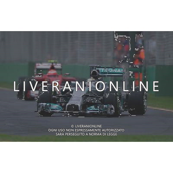 (140315) -- MELBOURNE, March 15, 2014 (Xinhua) -- Mercedes Formula One driver Lewis Hamilton of Britain competes during the qualifying session for the Australian Formula One Grand Prix in Melbourne, Australia, March 15, 2014. (Xinhua/Bai Xue) AG ALDO LIVERANI SAS ONLY ITALY