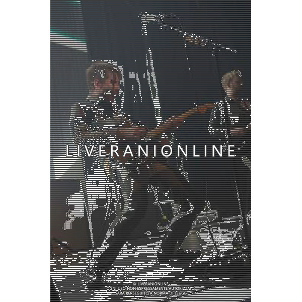 Alex Kapranos of Glasgow band Franz Ferdinand performing at the first of two shows at The Roundhouse, London, England, UK on 14th March 2014. AG ALDO LIVERANI SAS ONLY ITALY