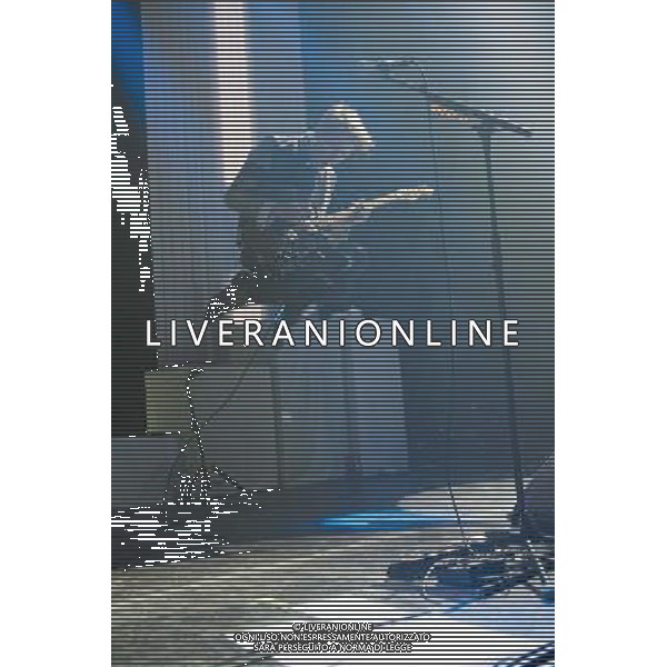 Alex Kapranos of Glasgow band Franz Ferdinand performing at the first of two shows at The Roundhouse, London, England, UK on 14th March 2014. AG ALDO LIVERANI SAS ONLY ITALY