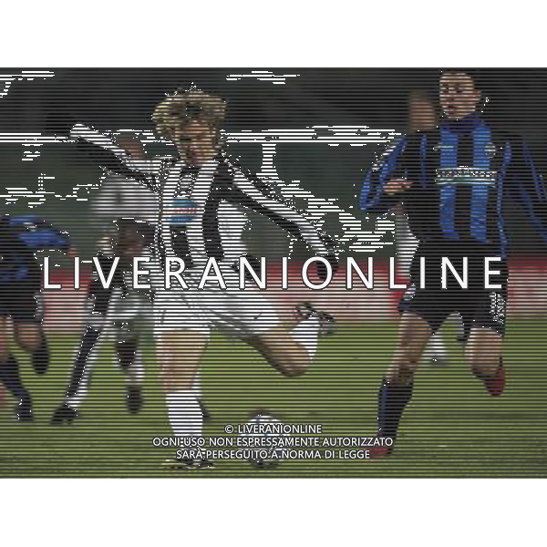 Atalanta - Juventus coppa italia tim cup 19/11/2004 nella foto pavel nedved foto andry/agenzia aldo liverani
