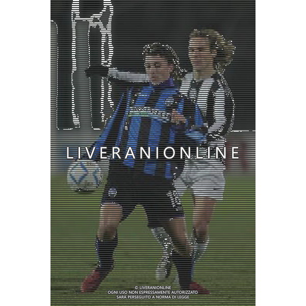 Atalanta - Juventus coppa italia tim cup 19/11/2004 nella foto montolivo e nedved foto andry/agenzia aldo liverani