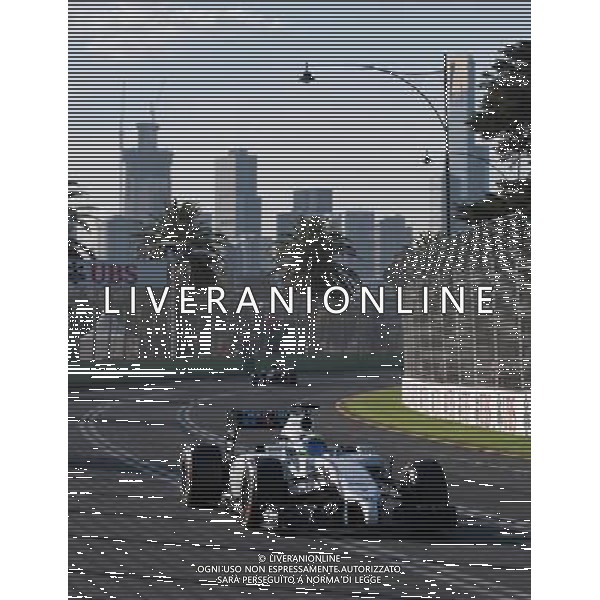 (140314) -- MELBOURNE, March 14, 2014 () -- Williams Formula one driver Felipe Massa (Front) of Brazil drives during the second practice session of the Australian Formula One Grand Prix at Albert Park in Melbourne, Australia, March 14, 2014. (/Bai Xue) ©PHOTOSHOT/AGENZIA ALDO LIVERANI SAS - ITALY ONLY - EDITORIAL USE ONLY