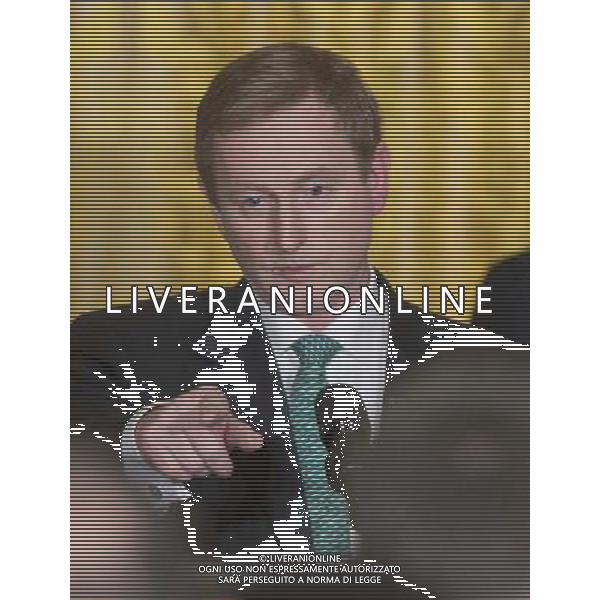 Prime Minister Enda Kenny of Ireland makes remarks at a St. Patrick\'s Day reception hosted by United States President Barack Obama in the East Room of the White House in Washington, D.C., USA, 14 March 2014. AG ALDO LIVERANI SAS ONLY ITALY