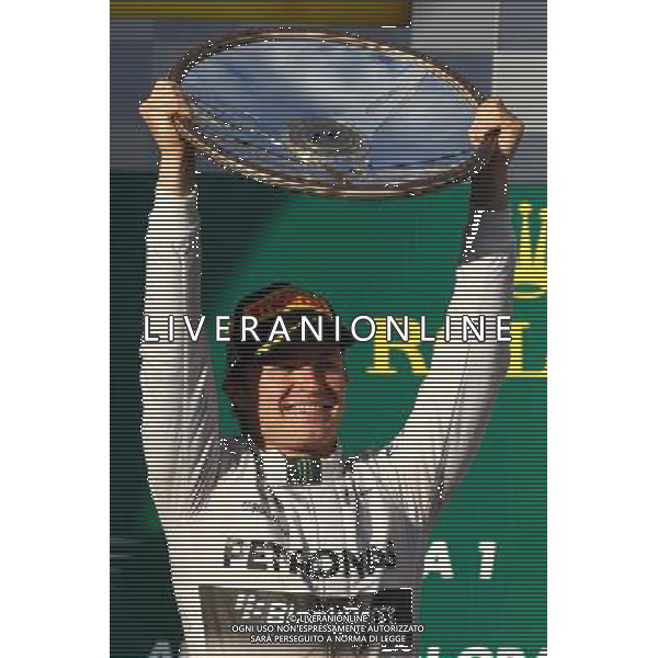 1st place Nico Rosberg (GER) Mercedes AMG F1 W05. 16.03.2014. Formula 1 World Championship, Rd 1, Australian Grand Prix, Albert Park, Melbourne, Australia, Race Day. - www.xpbimages.com, EMail: requests@xpbimages.com - copy of publication required for printed pictures. Every used picture is fee-liable. © Copyright: Batchelor / XPB Images AG ALDO LIVERANI SAS ONLY ITALY