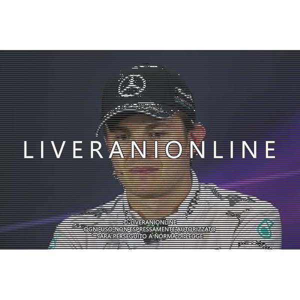 Race winner Nico Rosberg (GER) Mercedes AMG F1 in the FIA Press Conference. 16.03.2014. Formula 1 World Championship, Rd 1, Australian Grand Prix, Albert Park, Melbourne, Australia, Race Day. - www.xpbimages.com, EMail: requests@xpbimages.com - copy of publication required for printed pictures. Every used picture is fee-liable. © Copyright: Moy / XPB Images ag aldo liverani sas only italy