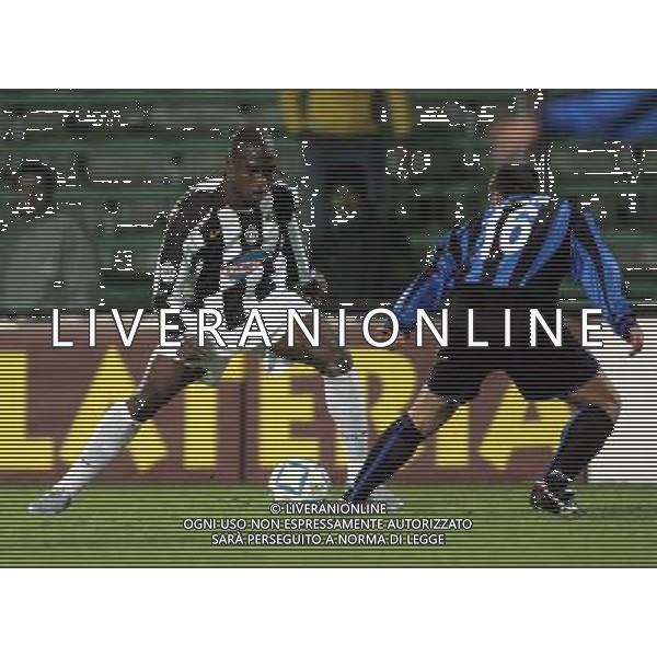 Bergamo 19 novembre 2004 Atalanta - Juventus Tim Cup ottavi di finale nella foto: Kapo Olivier foto andry / ag. aldo liverani