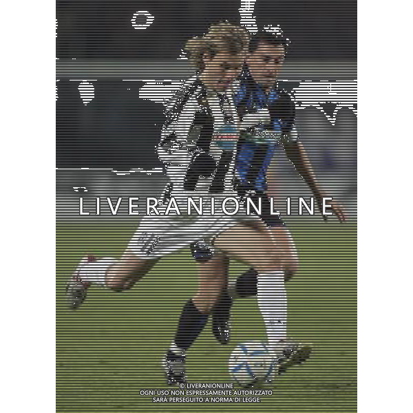 Bergamo 19 novembre 2004 Atalanta - Juventus Tim Cup ottavi di finale nella foto: Nedved Pavel foto andry / ag. aldo liverani