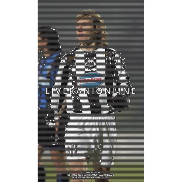 Bergamo 19 novembre 2004 Atalanta - Juventus Tim Cup ottavi di finale nella foto: Nedved Pavel foto andry / ag. aldo liverani