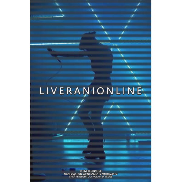 Chvrches perform live at The Forum, Kentish Town, London, United Kingdom. 15 March 2014. Lauren Mayberry, Iain Cook, Martin Doherty. AG ALDO LIVERANI SAS ONLY ITALY