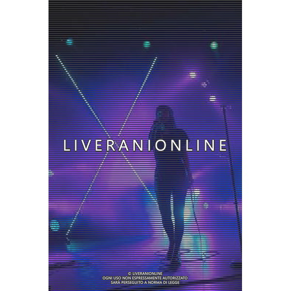 Chvrches perform live at The Forum, Kentish Town, London, United Kingdom. 15 March 2014. Lauren Mayberry, Iain Cook, Martin Doherty. AG ALDO LIVERANI SAS ONLY ITALY