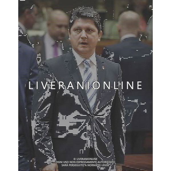 Romanian Foreign Minister Titus Corlatean arrives for theEuropean Union Foreign Ministers council on the situation in Ukraine at European Council headquarters in Brussels, Belgium on 17.03.2014 EU foreign ministers are due to discuss further sanctions against Russia after a Moscow-backed referendum in Crimea backed a split from Ukraine. The 28-member bloc is considering a visa ban and an asset freeze against a number of Russian officials. More than 95 percent of Crimean voters backed joining Russia, local officials said. by Wiktor Dabkowski AG ALDO LIVERANI SAS ONLY ITALY
