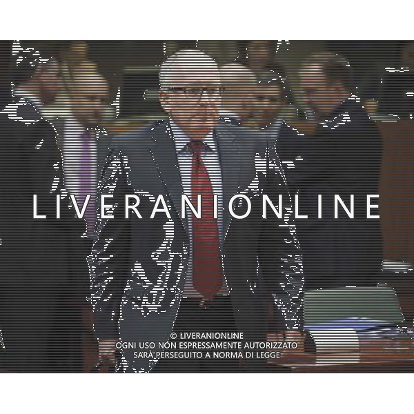 Dutch Foreign minister Frans Timmermans arrives for theEuropean Union Foreign Ministers council on the situation in Ukraine at European Council headquarters in Brussels, Belgium on 17.03.2014 EU foreign ministers are due to discuss further sanctions against Russia after a Moscow-backed referendum in Crimea backed a split from Ukraine. The 28-member bloc is considering a visa ban and an asset freeze against a number of Russian officials. More than 95 percent of Crimean voters backed joining Russia, local officials said. by Wiktor Dabkowski AG ALDO LIVERANI SAS ONLY ITALY