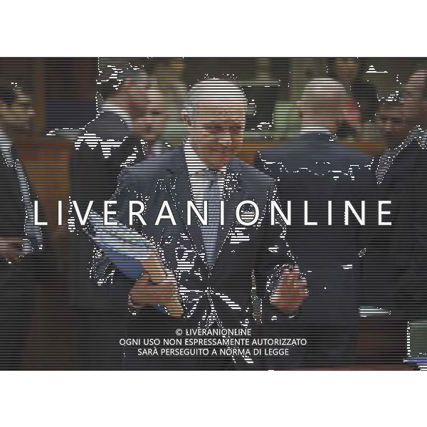 French Foreign Minister Laurent Fabius t arrives for the European Union Foreign Ministers council on the situation in Ukraine at European Council headquarters in Brussels, Belgium on 17.03.2014 EU foreign ministers are due to discuss further sanctions against Russia after a Moscow-backed referendum in Crimea backed a split from Ukraine. The 28-member bloc is considering a visa ban and an asset freeze against a number of Russian officials. More than 95 percent of Crimean voters backed joining Russia, local officials said. by Wiktor Dabkowski AG ALDO LIVERANI SAS ONLY ITALY