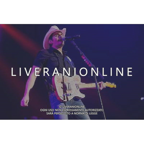 Brad Paisley performs at the Country to Country (C2C) Music Festival at the O2 Arena on Sunday 16th March 2014, London, England, UK. AG ALDO LIVERANI SAS ONLY ITALY