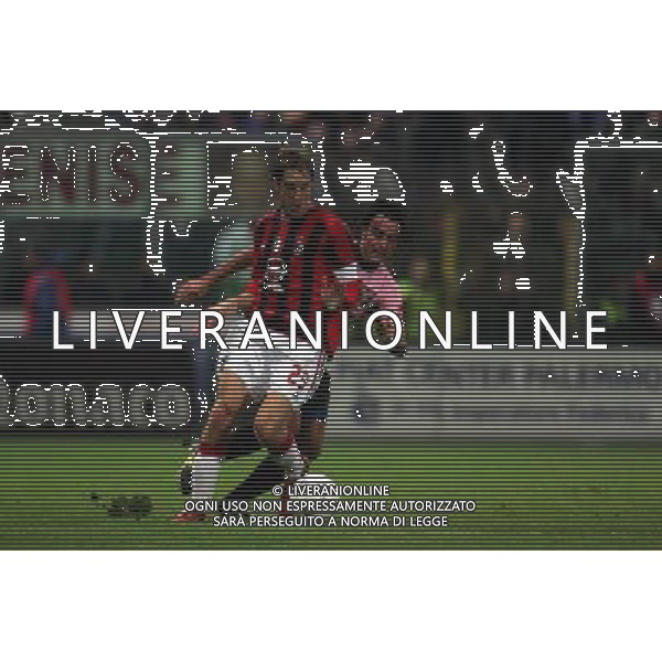 Palermo - milan coppa italia tim cup 20/11/2004 nella foto massimo ambrosini e barone simone foto terruso/agenzia aldo liverani