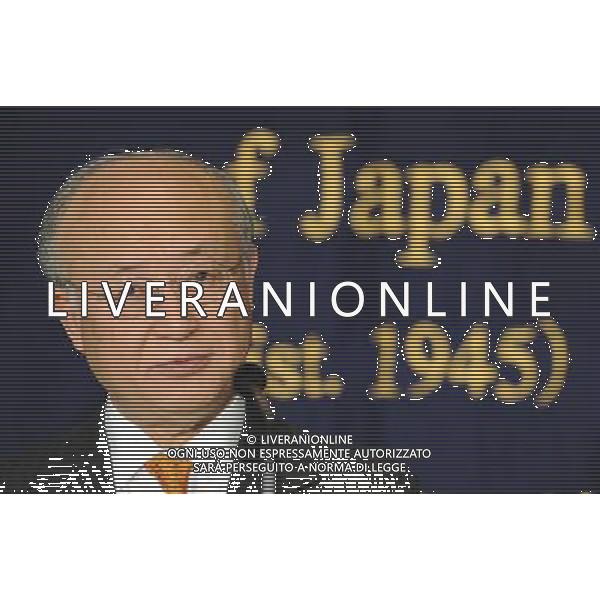 (140317) -- TOKYO, March 17, 2014 () -- International Atomic Energy Agency (IAEA) Director General Yukiya Amano speaks during a press conference at the Foreign Correspondents\' Club of Japan in Tokyo, Japan, March 17, 2014. (/Stringer) AG ALDOL IVERANI SAS ONLY ITALY