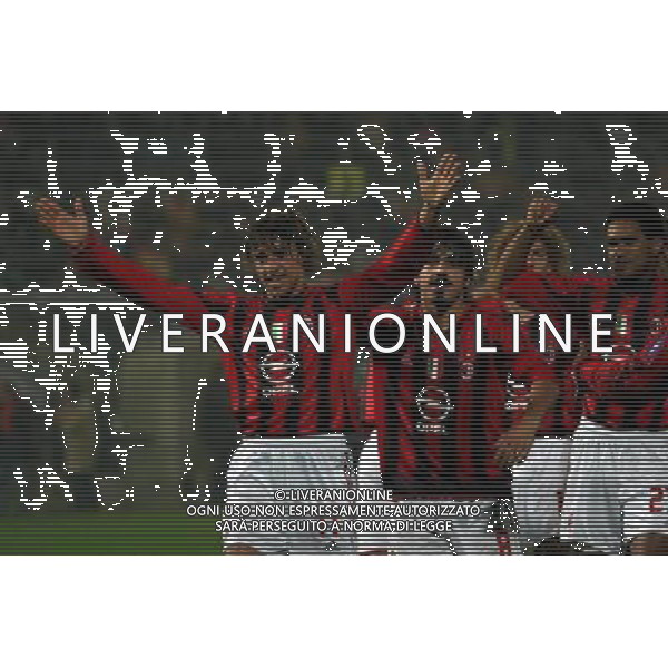 Palermo - milan coppa italia tim cup 20/11/2004 nella foto esultanza di hernan crespo foto terruso/agenzia aldo liverani