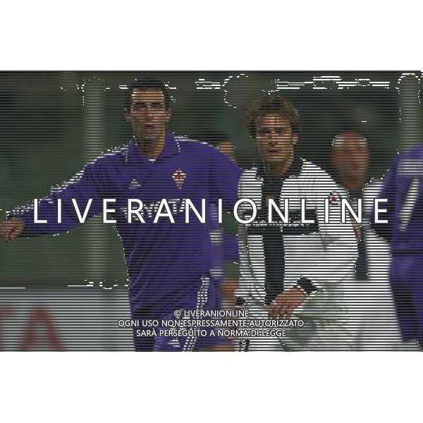 Firenze 20/11/2004 Fiorentina-Parma Tim Cup 2004/2005 Nella foto: Gilardino Alberto contro Dainelli Dario.* Ph Gianni nucci/Aldo Liverani