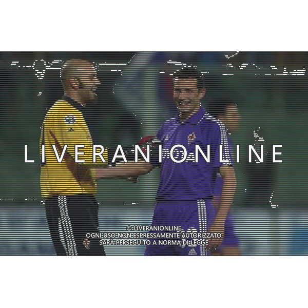 Firenze 20/11/2004 Fiorentina-Parma Tim Cup 2004/2005 Nella foto: Lupatelli Cristiano con Delli Carri Daniele.* Ph Gianni nucci/Aldo Liverani
