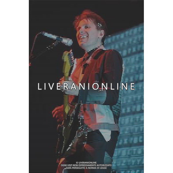 Franz Ferdinand plays Brighton Dome on 17/03/2014 at Brighton Dome, Brighton. Persons pictured: Alex Kapranos. ©PHOTOSHOT/AGENZIA ALDO LIVERANI SAS - ITALY ONLY - EDITORIAL USE ONLY