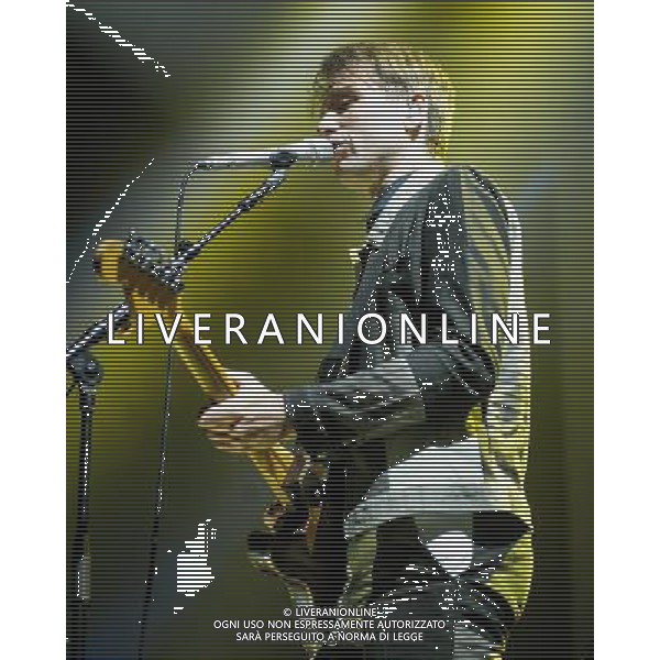 Franz Ferdinand plays Brighton Dome on 17/03/2014 at Brighton Dome, Brighton. Persons pictured: Alex Kapranos. ©PHOTOSHOT/AGENZIA ALDO LIVERANI SAS - ITALY ONLY - EDITORIAL USE ONLY