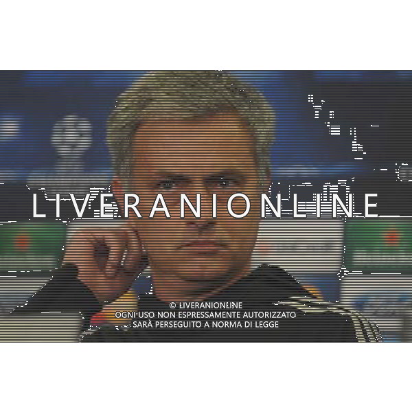 Jose Mourinho, UEFA Champions League Press Conference for the Chelsea v Galatasaray match on 18.03.14, Stamford Bridge, London. 17.03.14 AG ALDO LIVERANI SAS ONLY ITALY