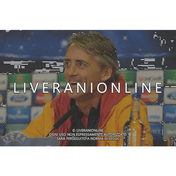Roberto Mancini, UEFA Champions League Press Conference for the Chelsea v Galatasaray match on 18.03.14, Stamford Bridge, London. 17.03.14 AG ALDO LIVERANI SAS ONLY ITALY