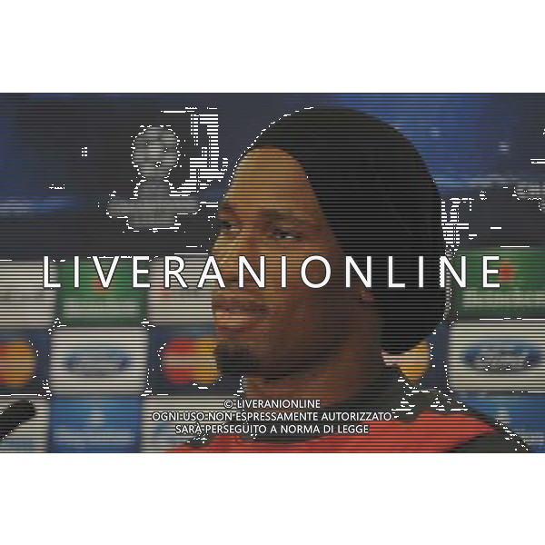 Didier Drogba, UEFA Champions League Press Conference for the Chelsea v Galatasaray match on 18.03.14, Stamford Bridge, London. 17.03.14 AG ALDO LIVERANI SAS ONLY ITALY