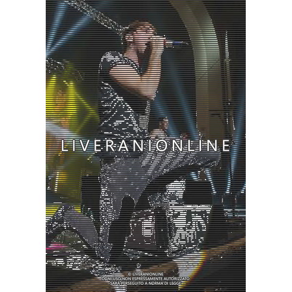 All Time Low perform live at Brixton Academy in London, United Kingdom on March 15, 2014.