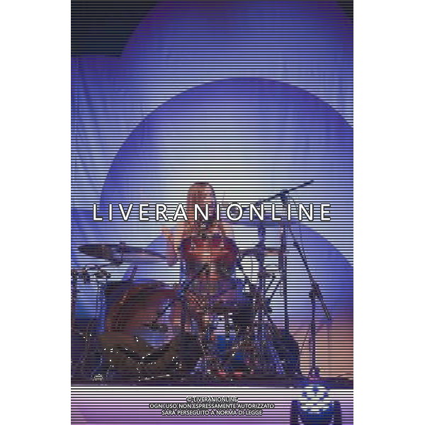 Metronomy perform live at the O2 Academy, Leeds in the United Kingdom on March 18, 2014. AG ALDOL IVERANI SAS ONLY ITALY