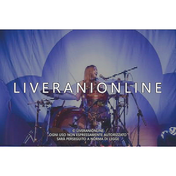 Metronomy perform live at the O2 Academy, Leeds in the United Kingdom on March 18, 2014. AG ALDOL IVERANI SAS ONLY ITALY