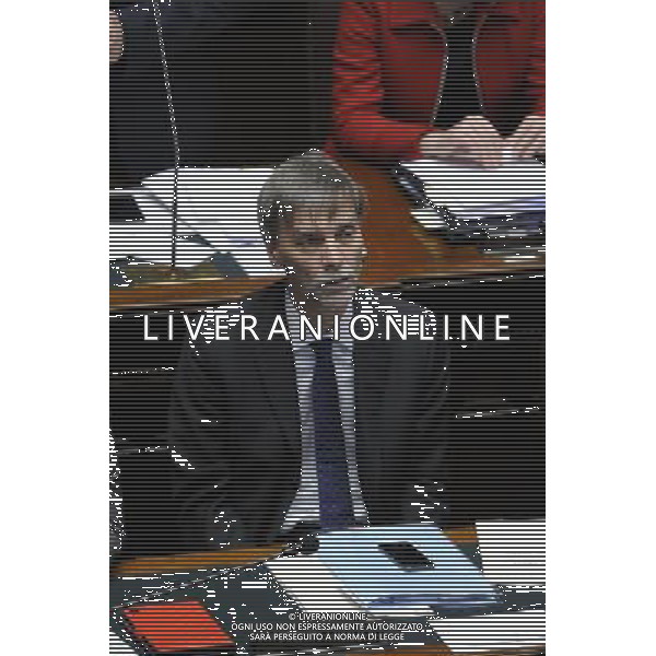 Il premier Matteo Renzii illustra alla Camera la sua \'road map\' da portare al Consiglio europeo di domani - Roma 19 marzo 2014 nella foto Graziano Delrio ©Corradetti/AGENZIA ALDO LIVERANI SAS