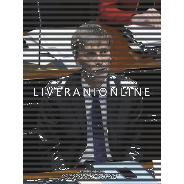 Il premier Matteo Renzii illustra alla Camera la sua \'road map\' da portare al Consiglio europeo di domani - Roma 19 marzo 2014 nella foto Graziano Delrio ©Corradetti/AGENZIA ALDO LIVERANI SAS