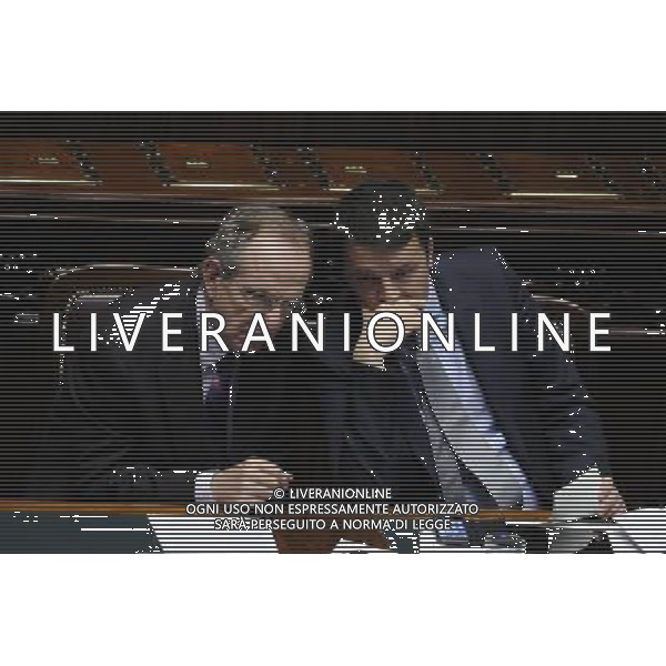Il premier Matteo Renzii illustra alla Camera la sua \'road map\' da portare al Consiglio europeo di domani - Roma 19 marzo 2014 nella foto Pier Carlo Padoan ©Corradetti/AGENZIA ALDO LIVERANI SAS