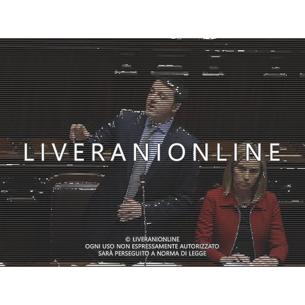 Il premier Matteo Renzii illustra alla Camera la sua \'road map\' da portare al Consiglio europeo di domani - Roma 19 marzo 2014 ©Corradetti/AGENZIA ALDO LIVERANI SAS