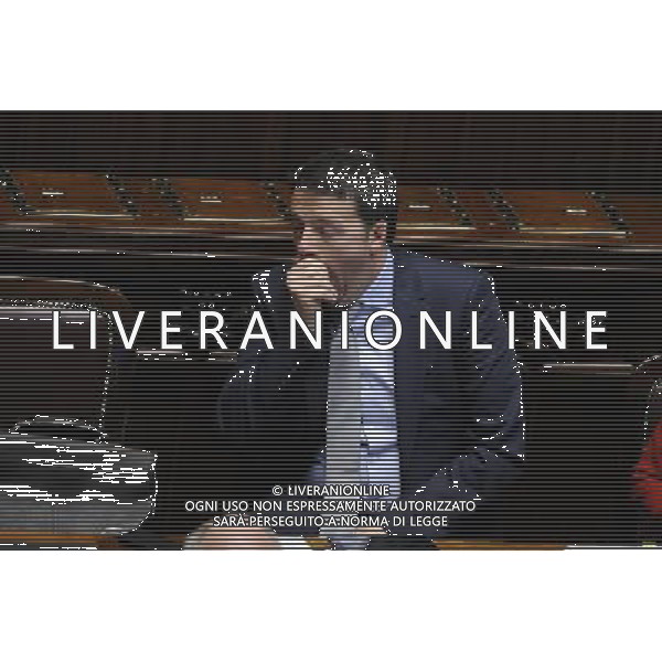 Il premier Matteo Renzi illustra alla Camera la sua \'road map\' da portare al Consiglio europeo di domani - Roma 19 marzo 2014 ©Corradetti/AGENZIA ALDO LIVERANI SAS