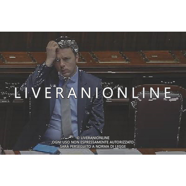 Roma - 19/03/2014 - Montecitorio - Il premier Matteo Renzii illustra alla Camera la sua \'road map\' da portare al Consiglio europeo di domani - nella foto: Matteo Renzi /Ph. Fabrizio Corradetti - Ag. Aldo Liverani sas