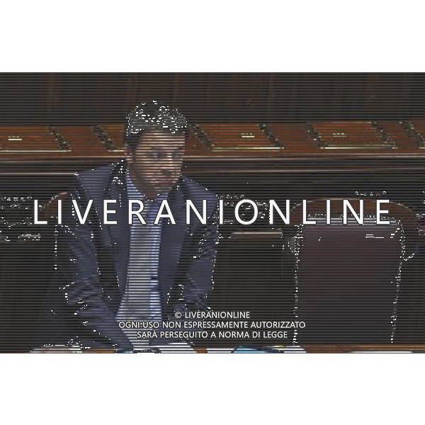 Roma - 19/03/2014 - Montecitorio - Il premier Matteo Renzii illustra alla Camera la sua \'road map\' da portare al Consiglio europeo di domani - nella foto: Matteo Renzi /Ph. Fabrizio Corradetti - Ag. Aldo Liverani sas